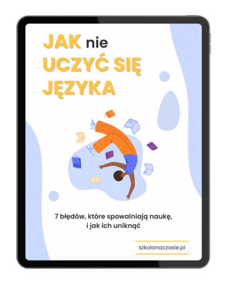 mockup e book jak nie uczyc sie jezyka